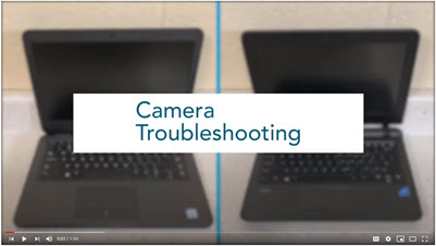 Image of the first frame of the camera troubleshooting youtube video.